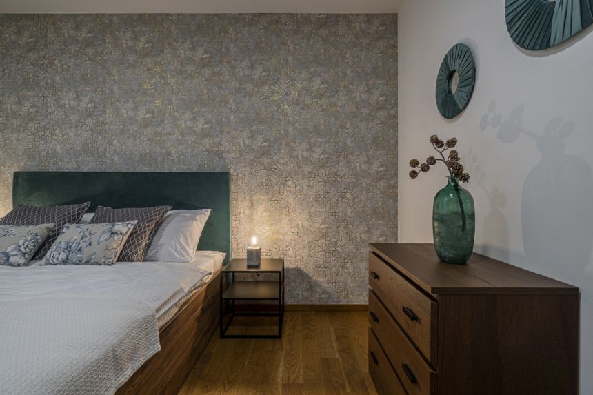 Obrázek - Realization of the bedroom with our exclusive wallpaper from the Wll-for collection