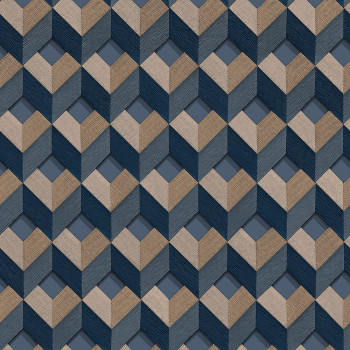 Geometric 3D non-woven wallpaper with a vinyl surface DE120134, Embellish, Design ID