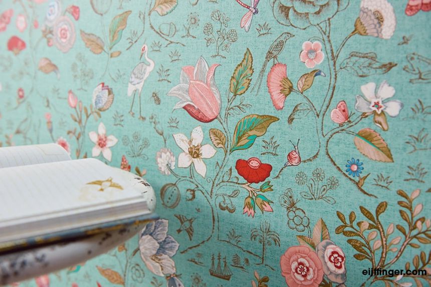 Romantic floral wallpaper 375005, Pip Studio 4, Eijffinger