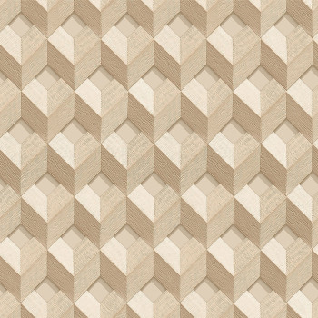 Geometric 3D non-woven wallpaper with a vinyl surface DE120132, Embellish, Design ID