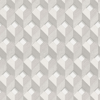 Geometric 3D non-woven wallpaper with a vinyl surface DE120131, Embellish, Design ID