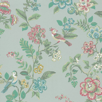 Floral wallpaper with birds 375061, Pip Studio 4, Eijffinger