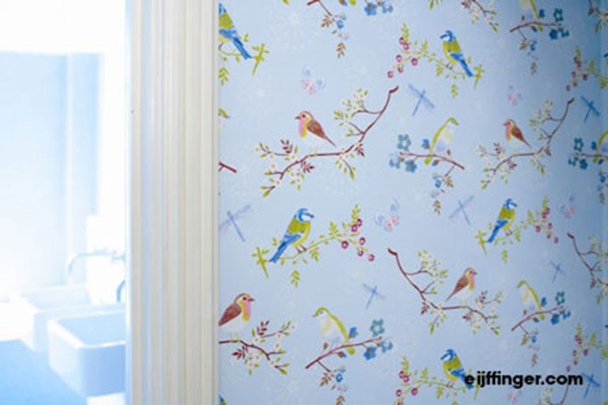 Wallpaper with birds, twigs 375082, Pip Studio 4, Eijffinger