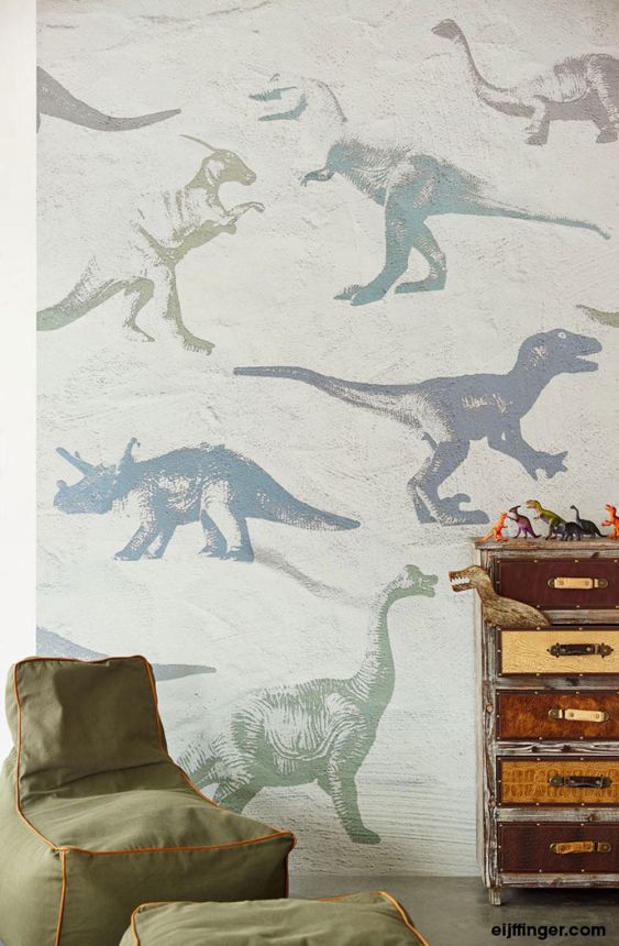 Non-woven wall mural Dinosaurs 364154, Wallpower Junior, Eijffinger