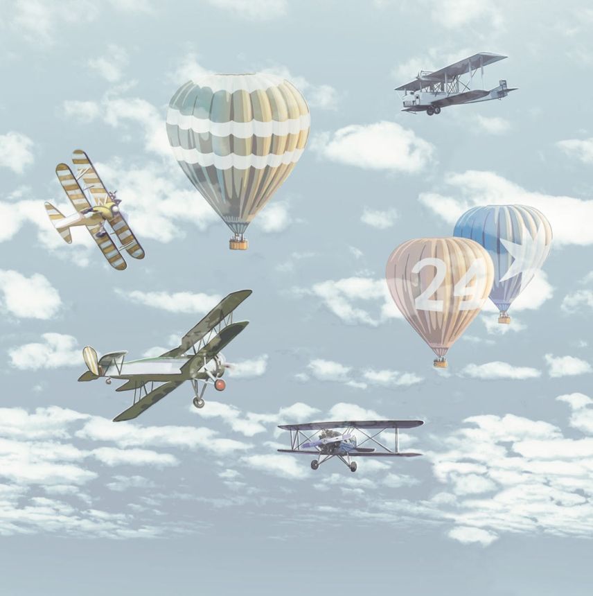 Wall mural - Airplanes and balloons 364168, Wallpower Junior, Eijffinger