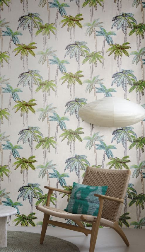 Non-woven wallpaper Palms BR24061, Breeze, Decoprint