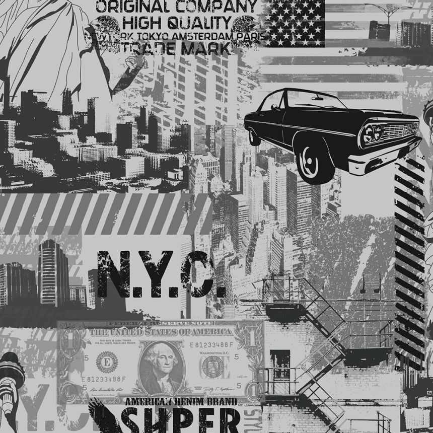 Paper wallpaper  New York L32409, Freestyle, Ugepa