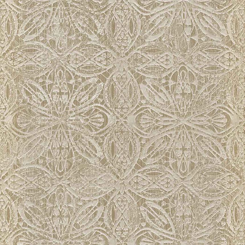 Luxury non-woven wallpaper Castle ornamental pattern, vinyl surface, M23048, Architexture Murella, Zambaiti Parati