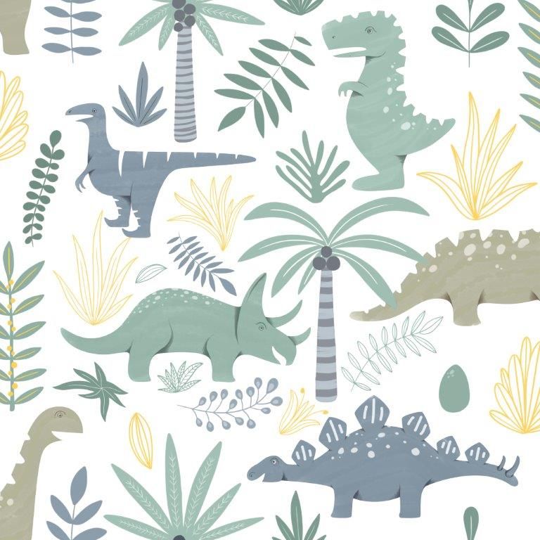 Children's wallpaper for boys with dinosaurs L97804, 577824, Ugépa