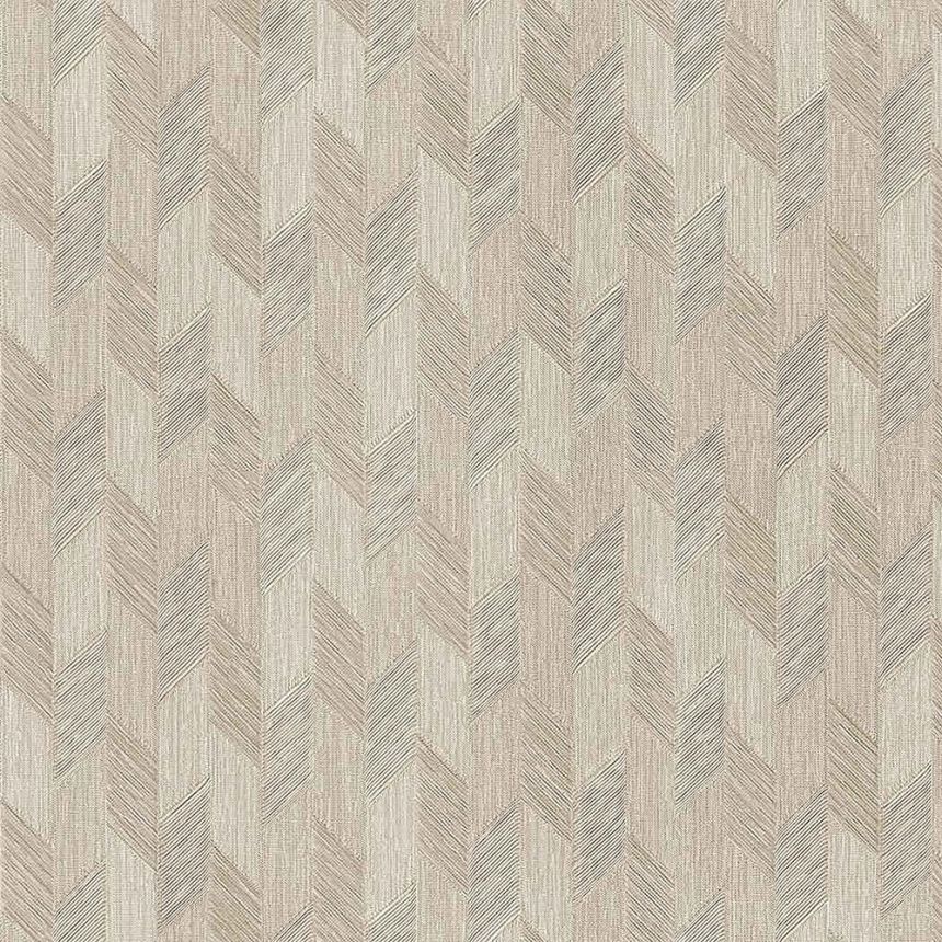 Luxury non-woven wallpaper with a vinyl surface Z21825, geometric pattern, Trussardi 5, Zambaiti Parati