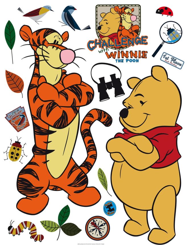 Children's wall sticker DK 866, Disney, Winnie the Pooh, AG Design