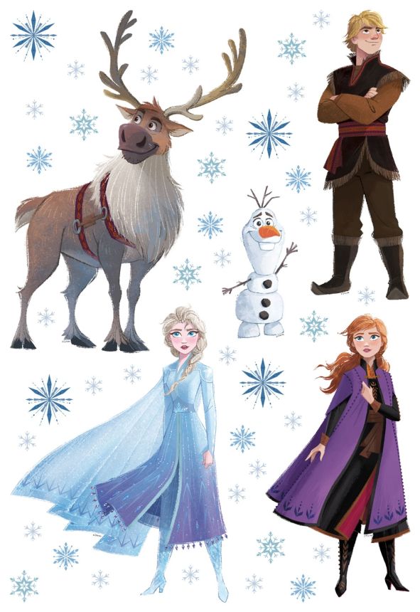 Children's wall sticker Frozen  DK 1732, Disney, Frozen II, AG Design