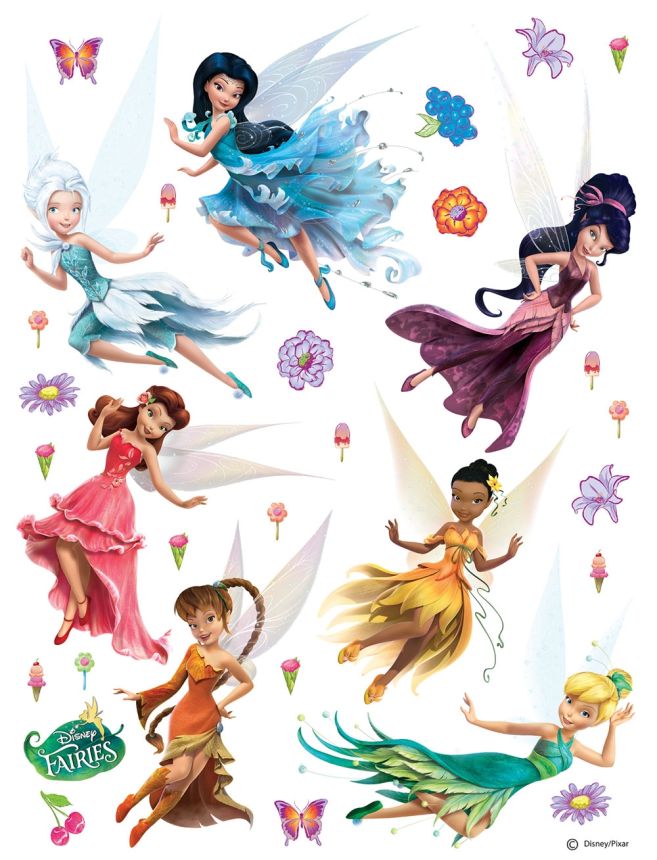 Children's wall sticker DK 1769, Disney, Fairies, AG Design