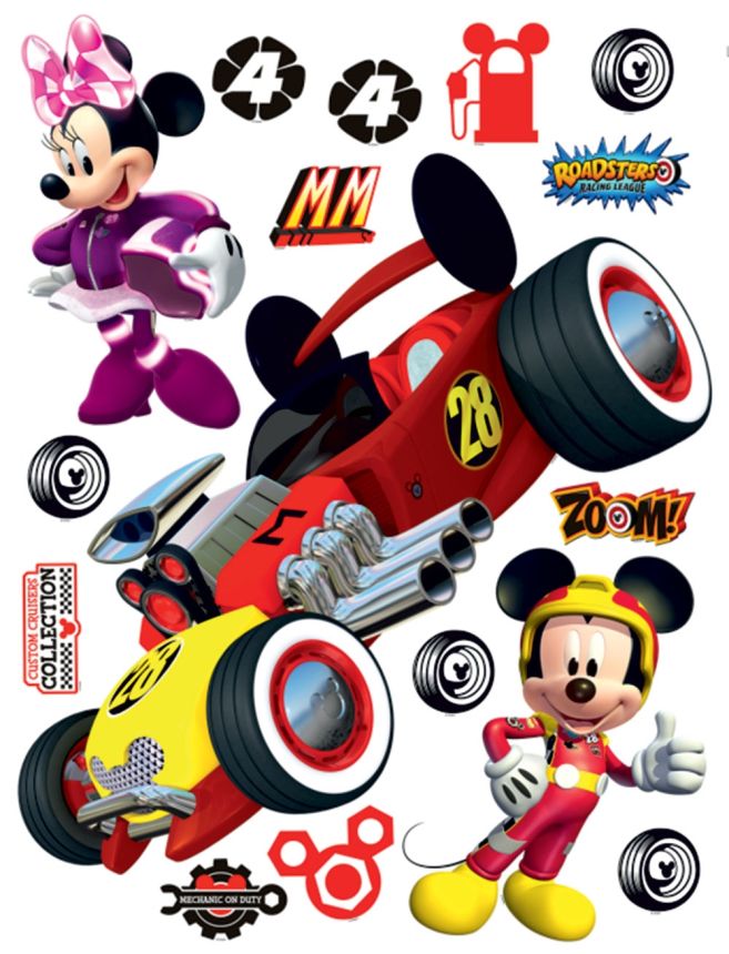Children's wall sticker DK 2307, Disney, Mickey and Minnie, AG Design