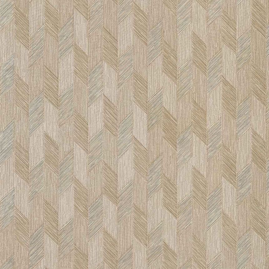Luxury non-woven wallpaper with a vinyl surface Z21816, Geometric pattern, Trussardi 5, Zambaiti Parati