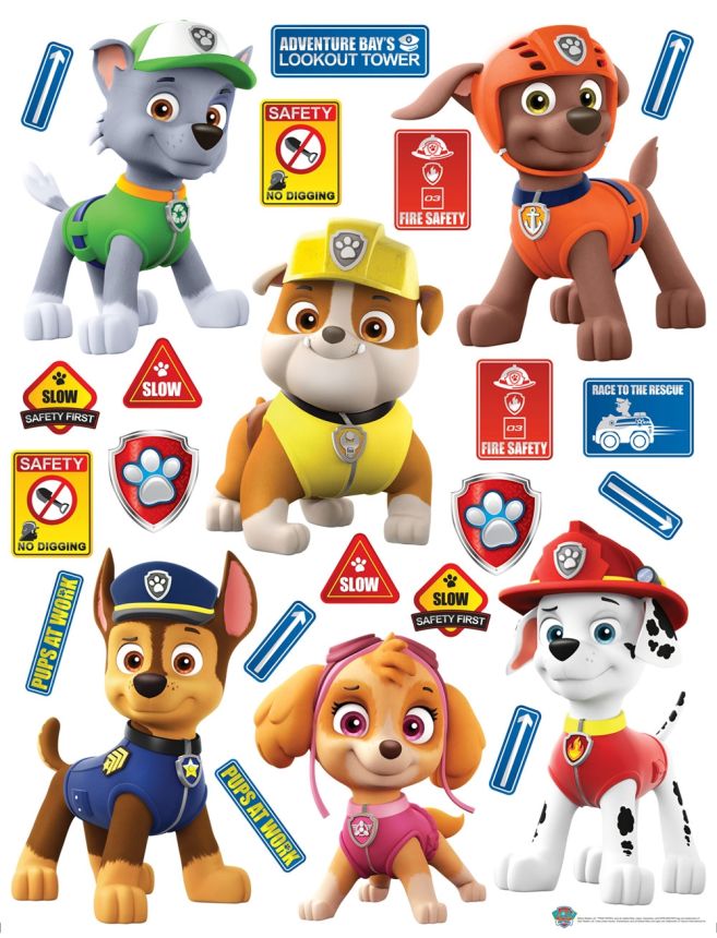Children's wall sticker DK 2325, Disney, Paw Patrol, AG Design