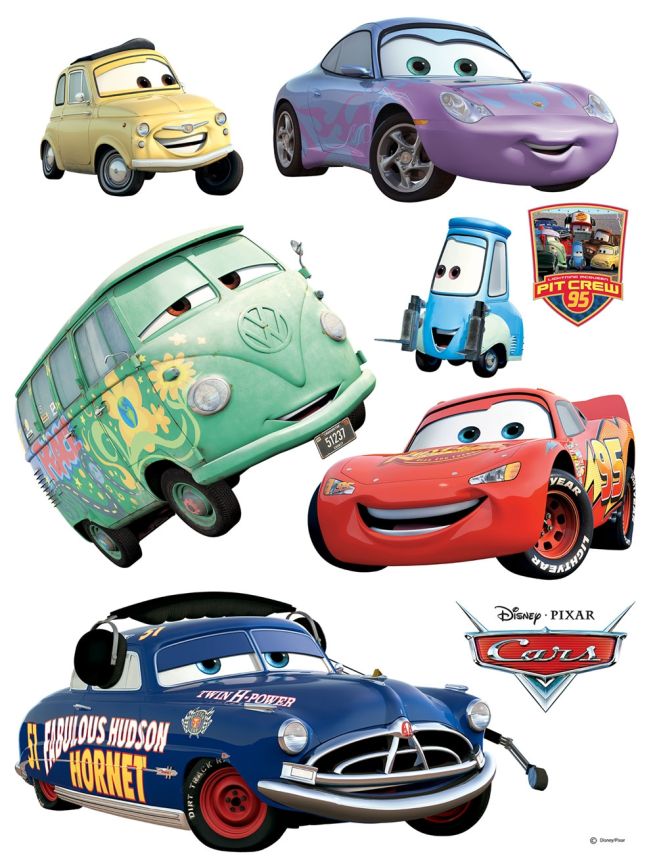 Children's wall sticker DK 851, Disney Cars, AG Design