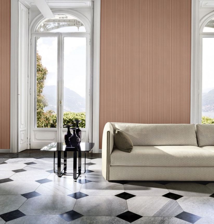 Luxury non-woven wallpaper with a vinyl surface Z21812, design Stripes, Trussardi 5, Zambaiti Parati