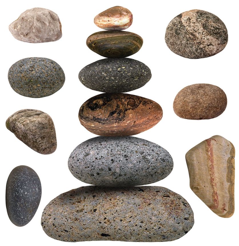 Self-adhesive wall decoration SS 3855, Stones, AG Design