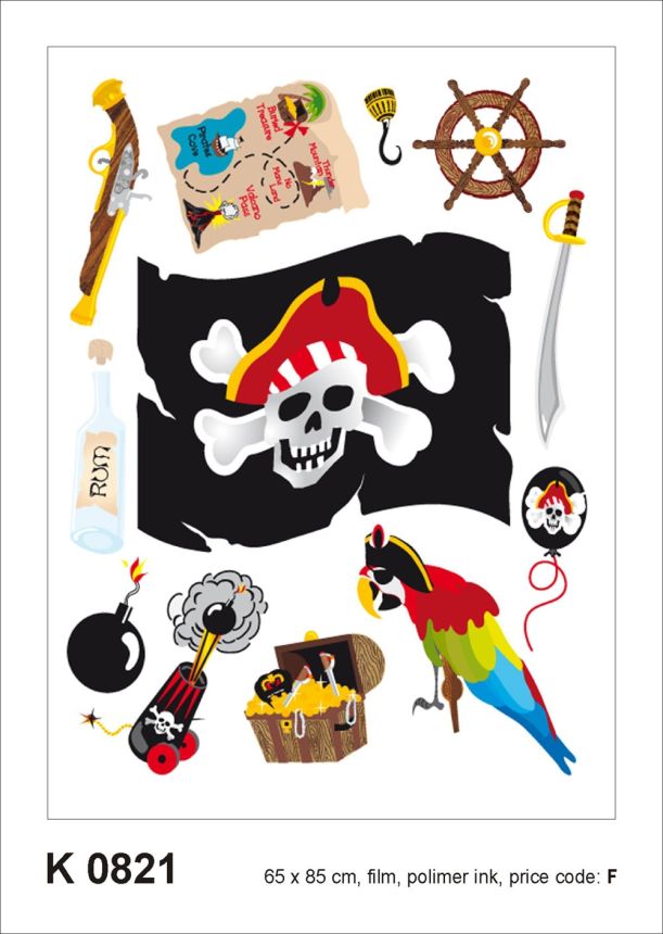 Children's wall sticker K 0821, Pirate, AG Design
