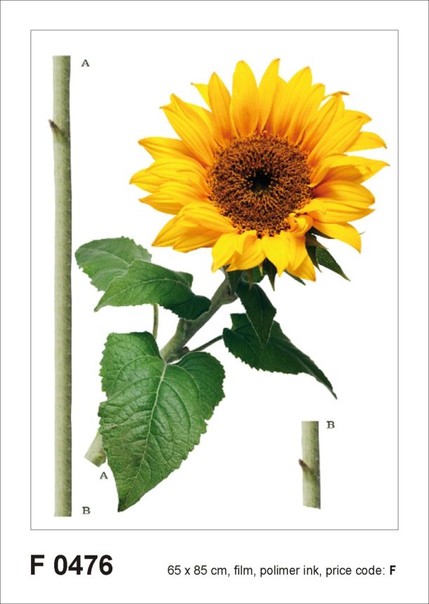 Self-adhesive wall decoration F 0476, Sunflowers, AG Design
