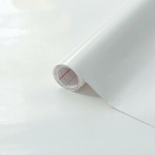 D-c-fix, self-adhesive film / self-adhesive wallpaper white glossy 346-0011; dimensions 45 cm x 2 m