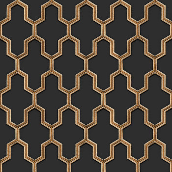 Luxury wallpaper geometric wallpaper WF121025, Wall Fabric, ID Design 