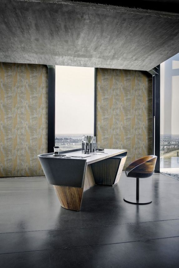Geometric luxury non-woven wallpaper with a vinyl surface, Z44817, Automobili Lamborghini, Zambaiti Parati