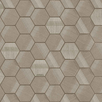 Luxury non-woven wallpaper with a vinyl surface, Z44807, Geometric pattern, Hexagons, Automobili Lamborghini, Zambaiti Parati