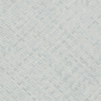 Luxury grey-blue wallpaper, woven bamboo 33312, Botanica, Marburg