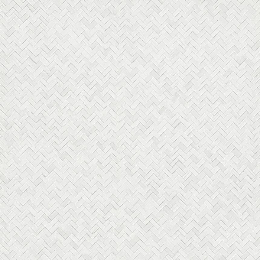 Luxury grey-white wallpaper, woven bamboo 33315, Botanica, Marburg