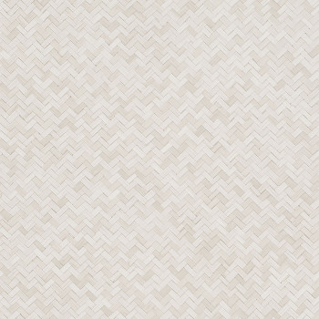 Luxury cream wallpaper, woven bamboo 33333, Botanica, Marburg