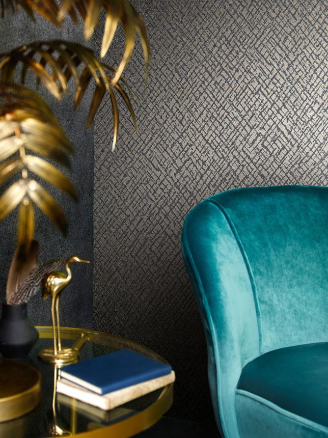 Gray and gold luxury wallpaper 33721, Papis Loveday, Marburg