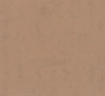 Orange wallpaper, geometric pattern 33728, Papis Loveday, Marburg