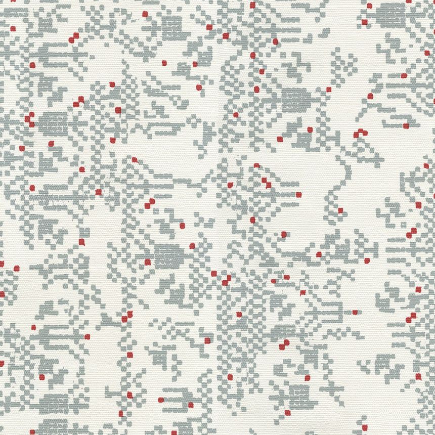 White-grey geometric non-woven wallpaper UC51002, Unconventional 2, Emiliana Parati 