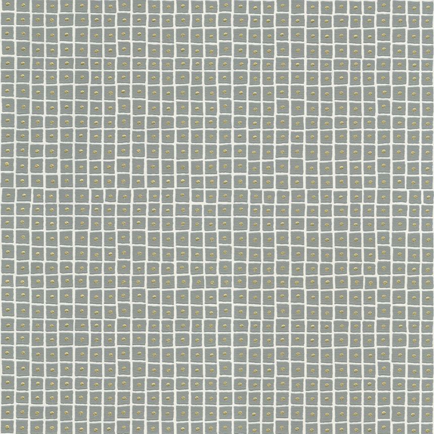 Gray-gold geometric non-woven wallpaper UC51014, Unconventional 2, Emiliana Parati 