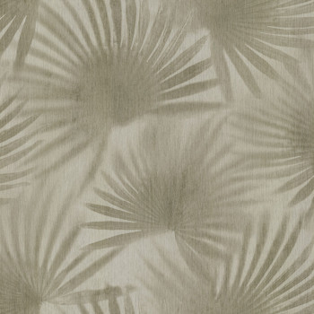 Luxury golden-beige palm leaves wallpaper 72909, Zen, Emiliana Parati 