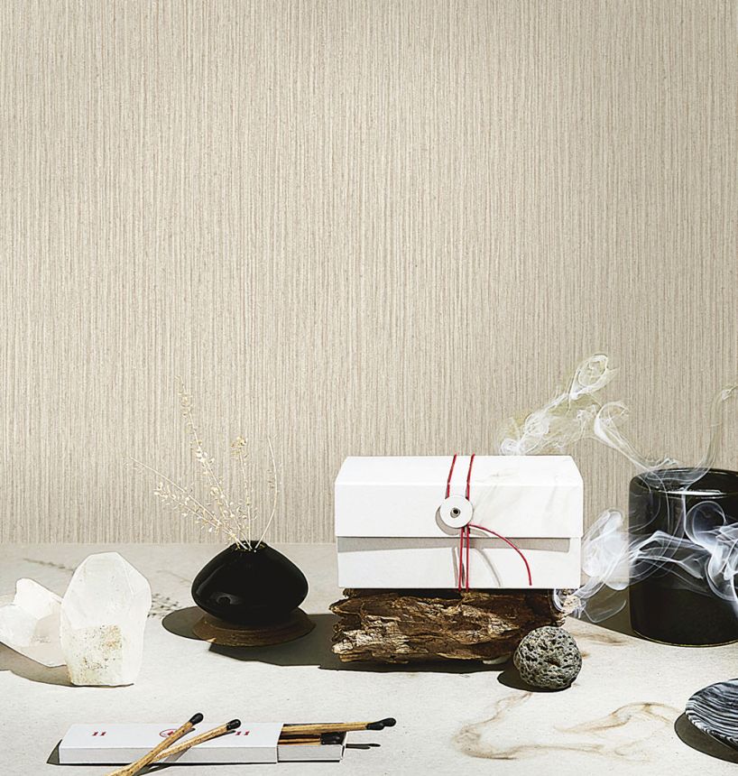 Luxury cream-beige wallpaper 72930, Zen, Emiliana Parati 