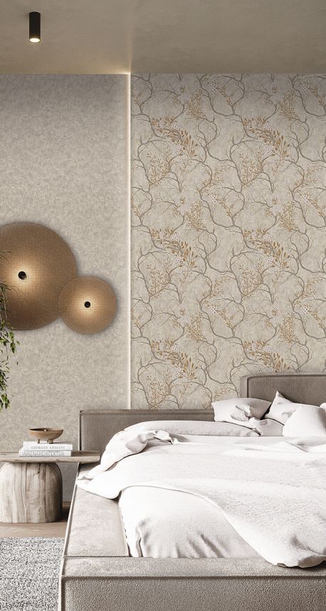 Luxury brown stucco wallpaper 72973, Zen, Emiliana Parati 