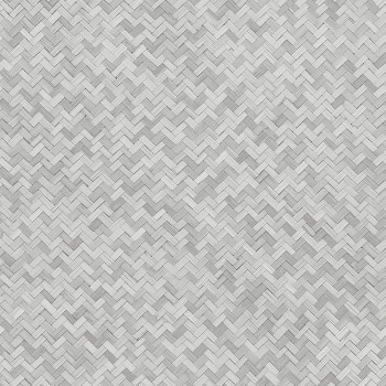 Luxury grey wallpaper, woven bamboo 33314, Botanica, Marburg