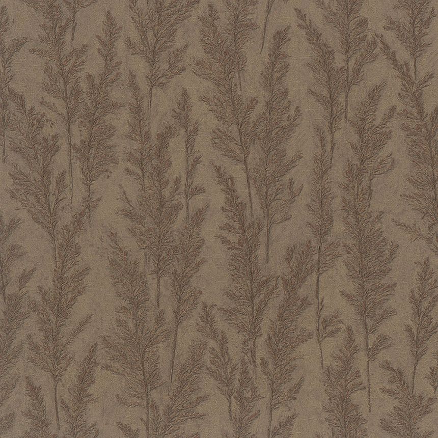 Luxury bronze wallpaper, blades of grass 33208, Natural Opulence, Marburg