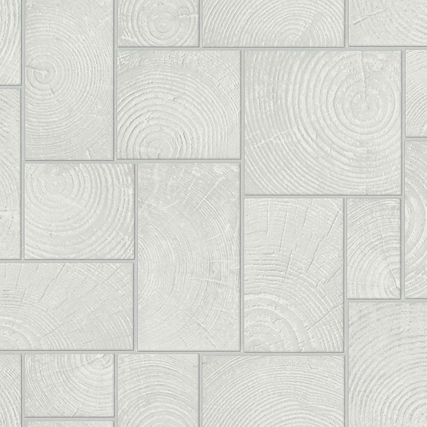 Grey-white wood effect wallpaper 33226, Natural Opulence, Marburg