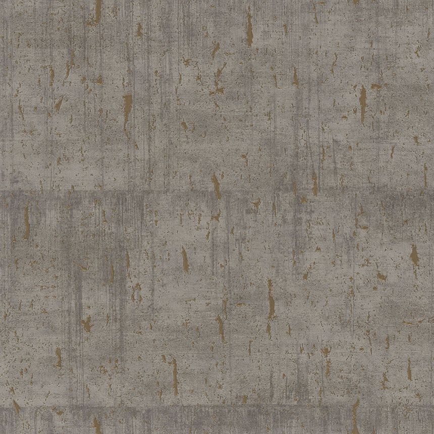 Brown-gold concrete imitation wallpaper 33235, Natural Opulence, Marburg