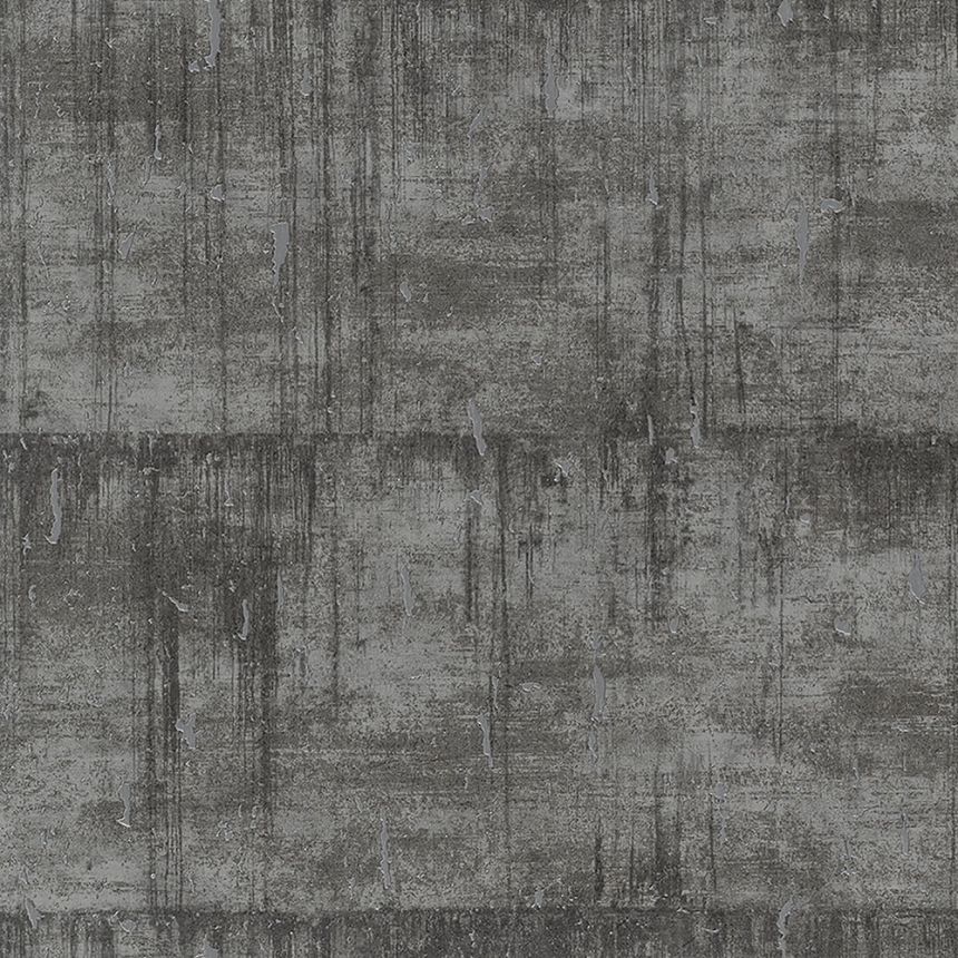 Black-silver concrete imitation wallpaper 33237, Natural Opulence, Marburg