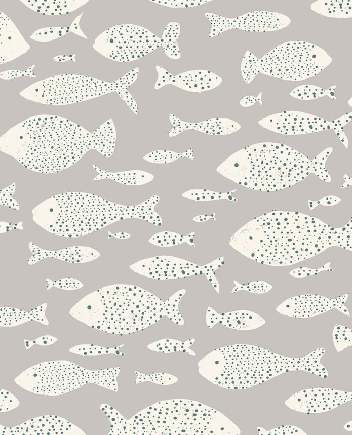 Gray wallpaper with fishes 323003, Explore, Eijffinger