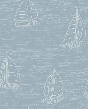 Light blue wallpaper with sailboats 323013, Explore, Eijffinger