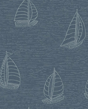 Blue wallpaper with sailboats 323014, Explore, Eijffinger