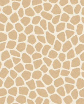 Beige wallpaper, imitation giraffe skin 323032, Explore, Eijffinger