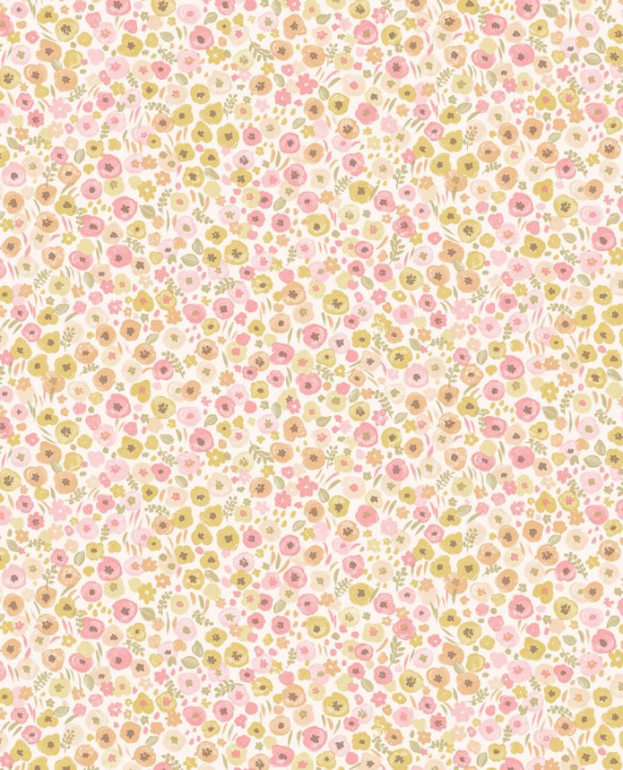 Beige-pink floral wallpaper 323062, Explore, Eijffinger
