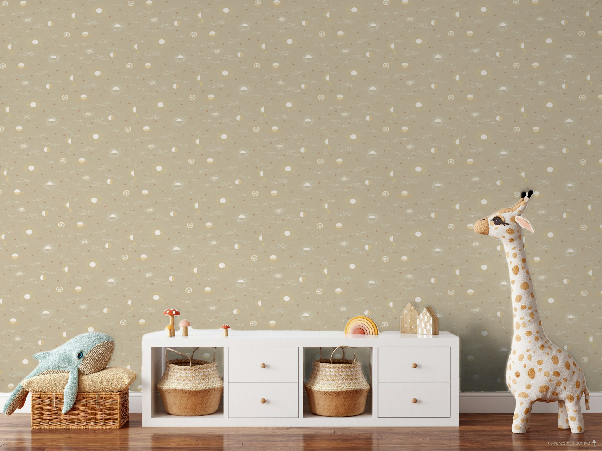 Beige children's wallpaper universe 323080 Explore Eijffinger